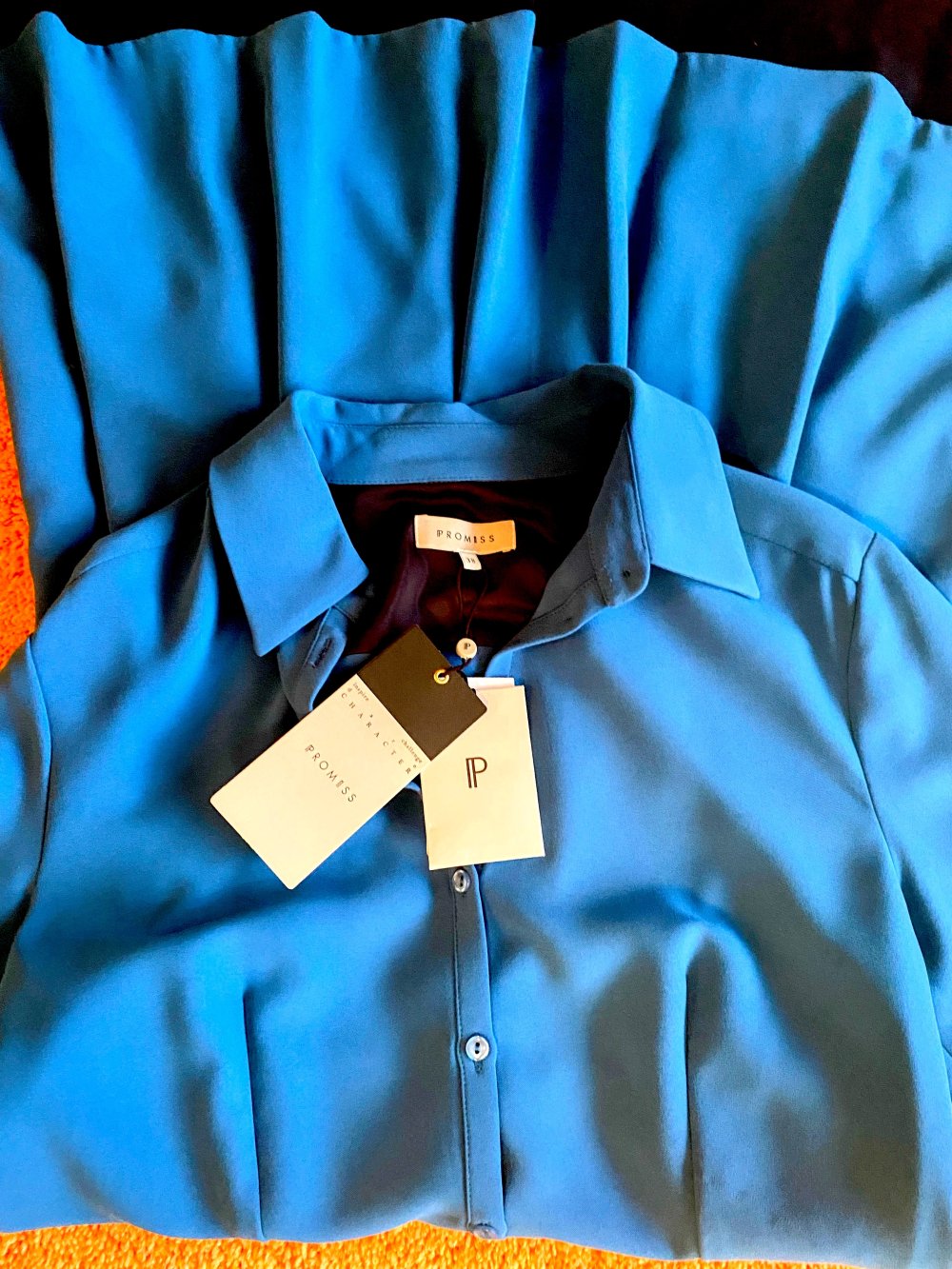 NEU Damen Kleid Vintage Stil Faltenrock Gr.38 in Blau/Schwarz von Promiss 