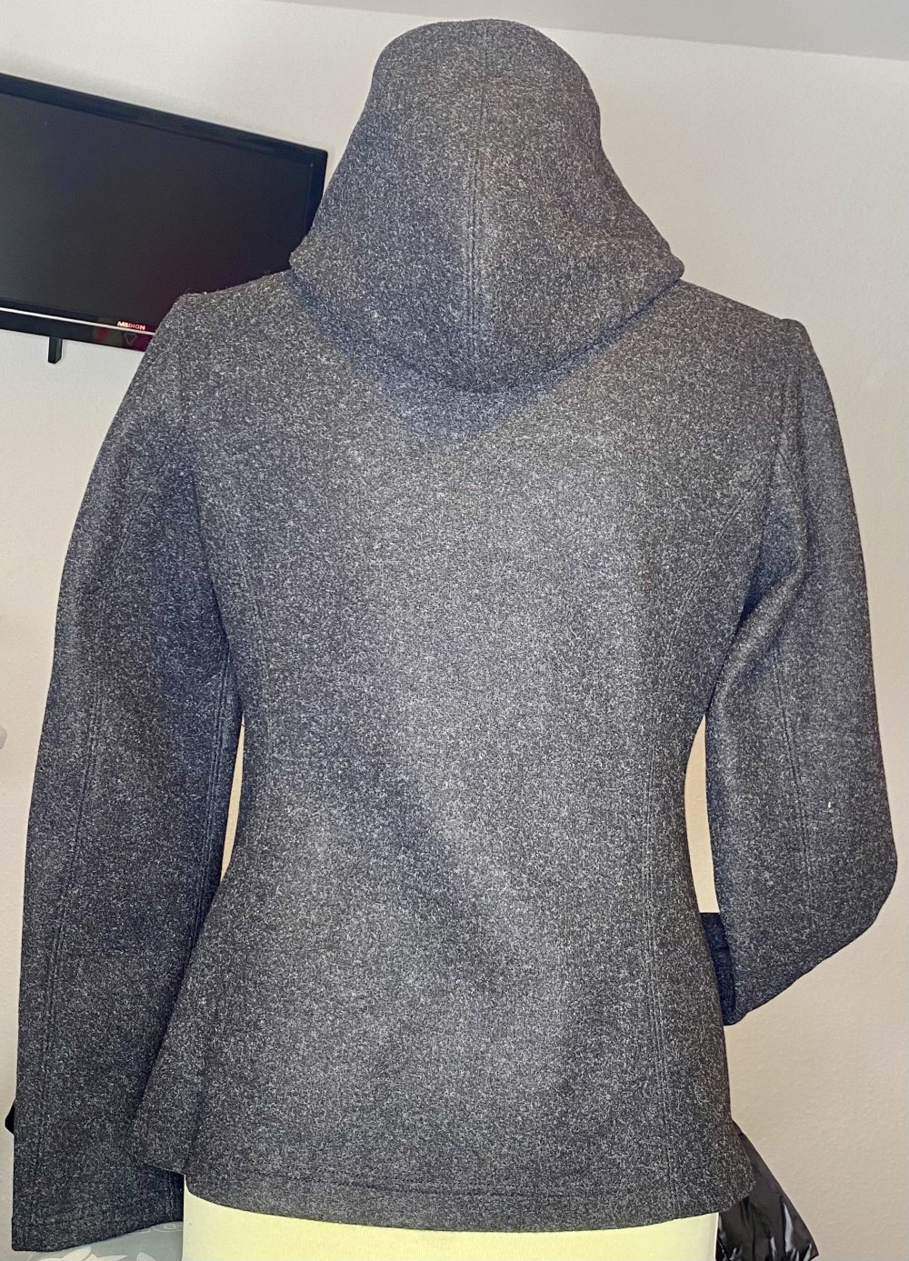 NEU Damen Jacke Softshell mit Kapuze Gr.36 in Anthrazit von Change 