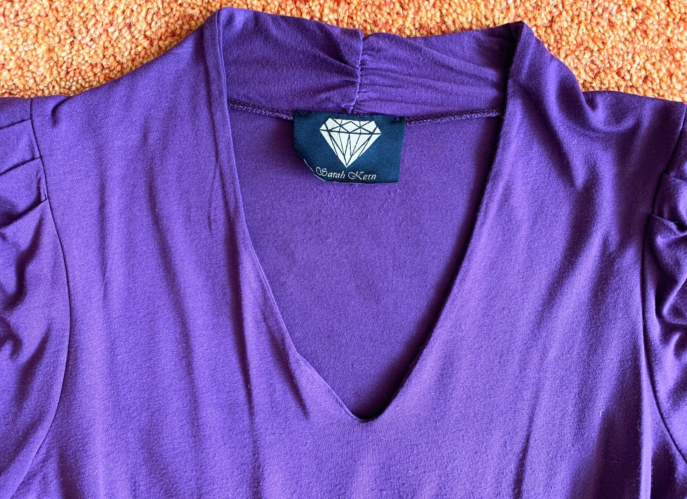 Damen Pullover Pailletten Shirt Gr.38 in Lila von Sarah Kern NW 