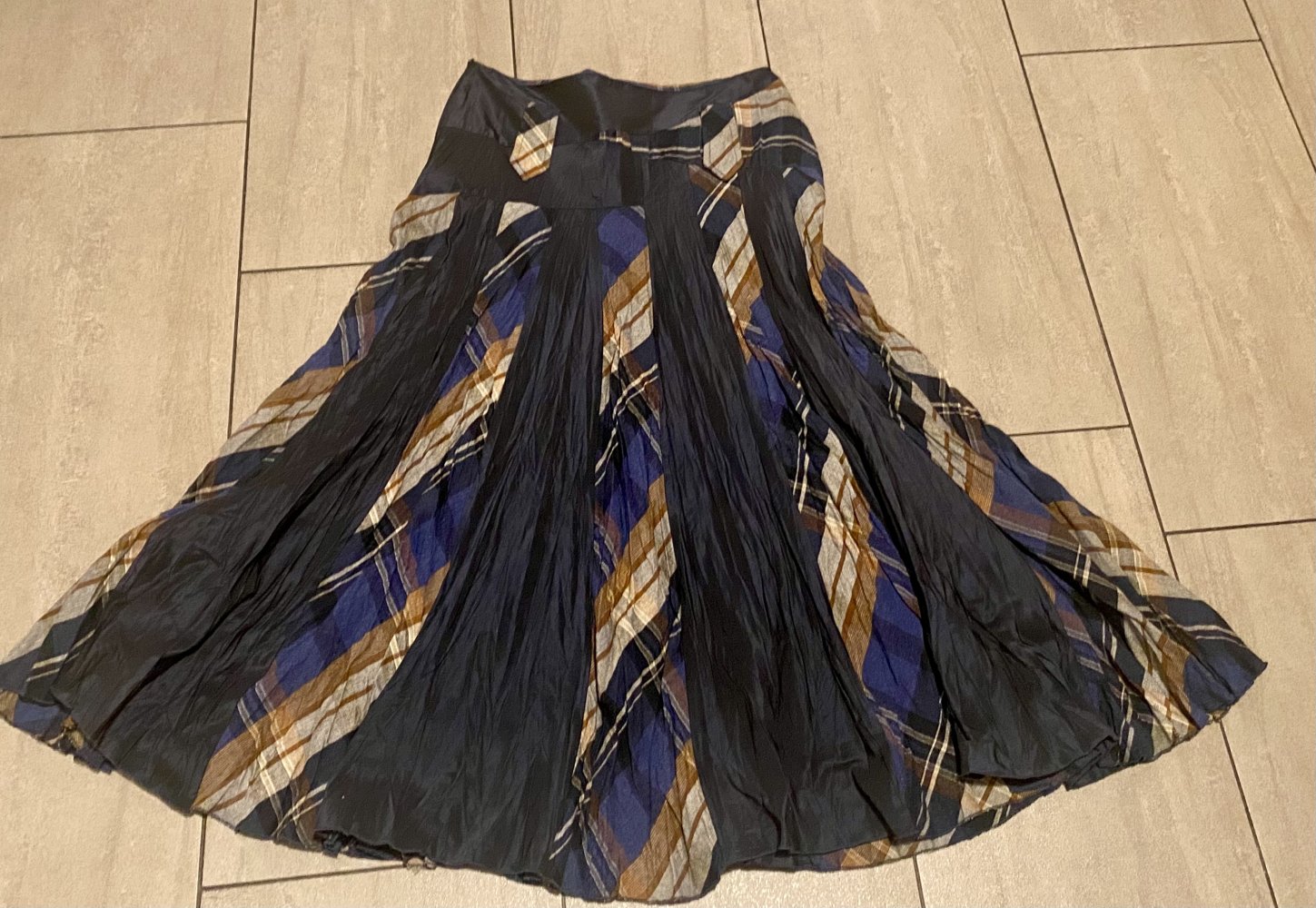 NEU Damen Rock Winterrock Gr.38 Patchwork/Karo Lisa Campione P.159,90€ 