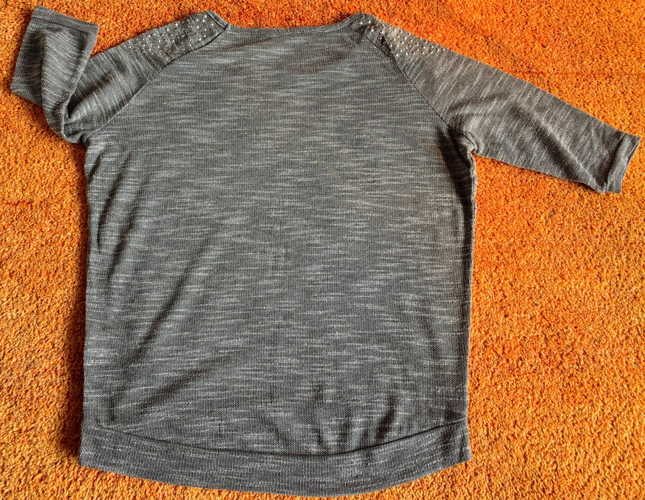 Damen Pullover mit Pailletten Gr.40 in Grau von Janina NW