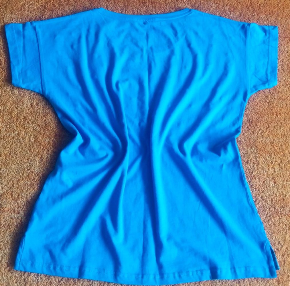 NEU Damen Shirt mit Perlenverzierung Gr.L in Hellblau von Basefield P.25,99€ 