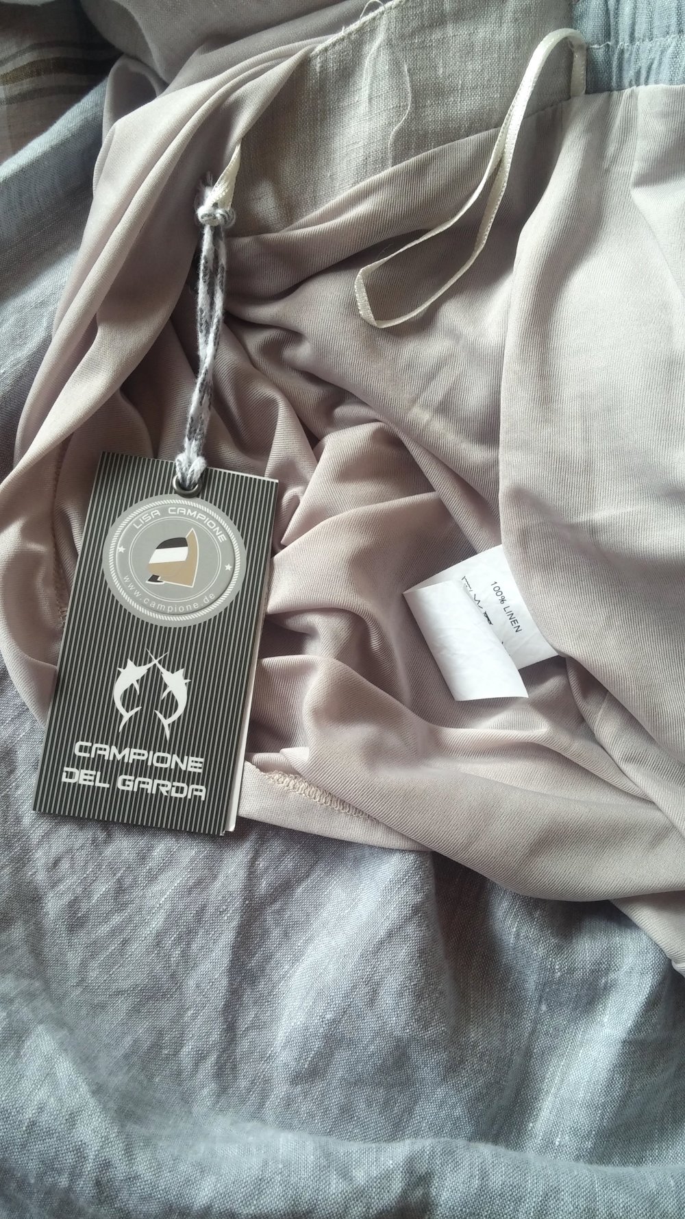 NEU Damen Leinen Rock Gr.38 von Lisa Campione Lagenlook 