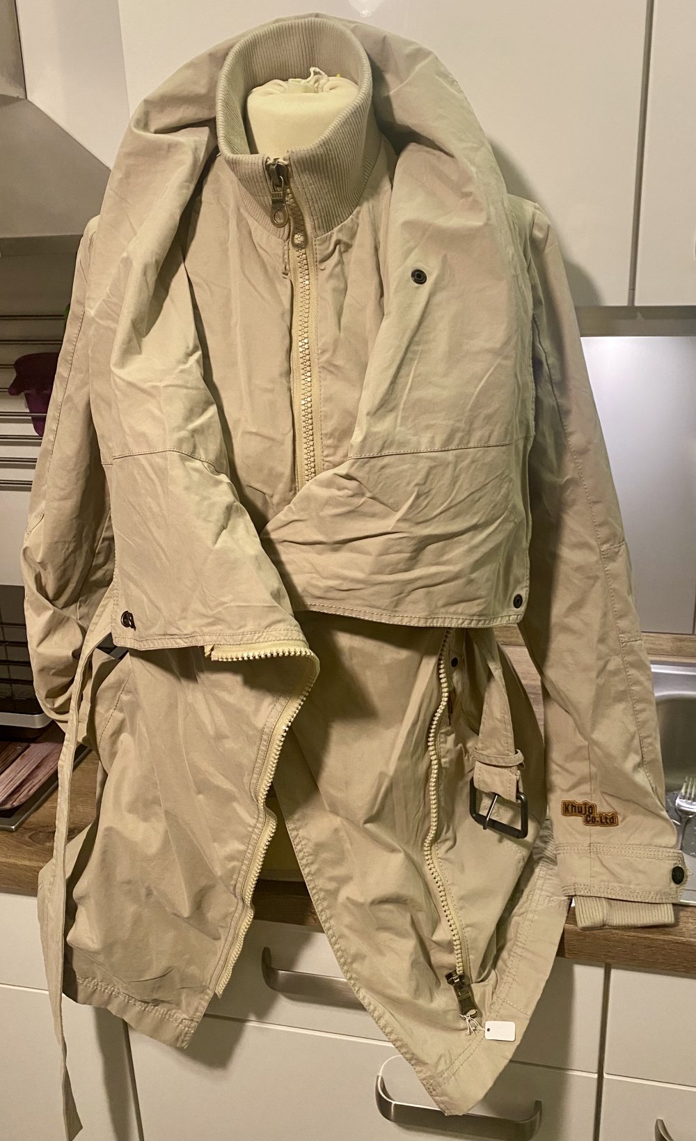 NEU Damen Mantel Jacke Trenchcoat Gr.S in Beige von Khujo “Adriana” 