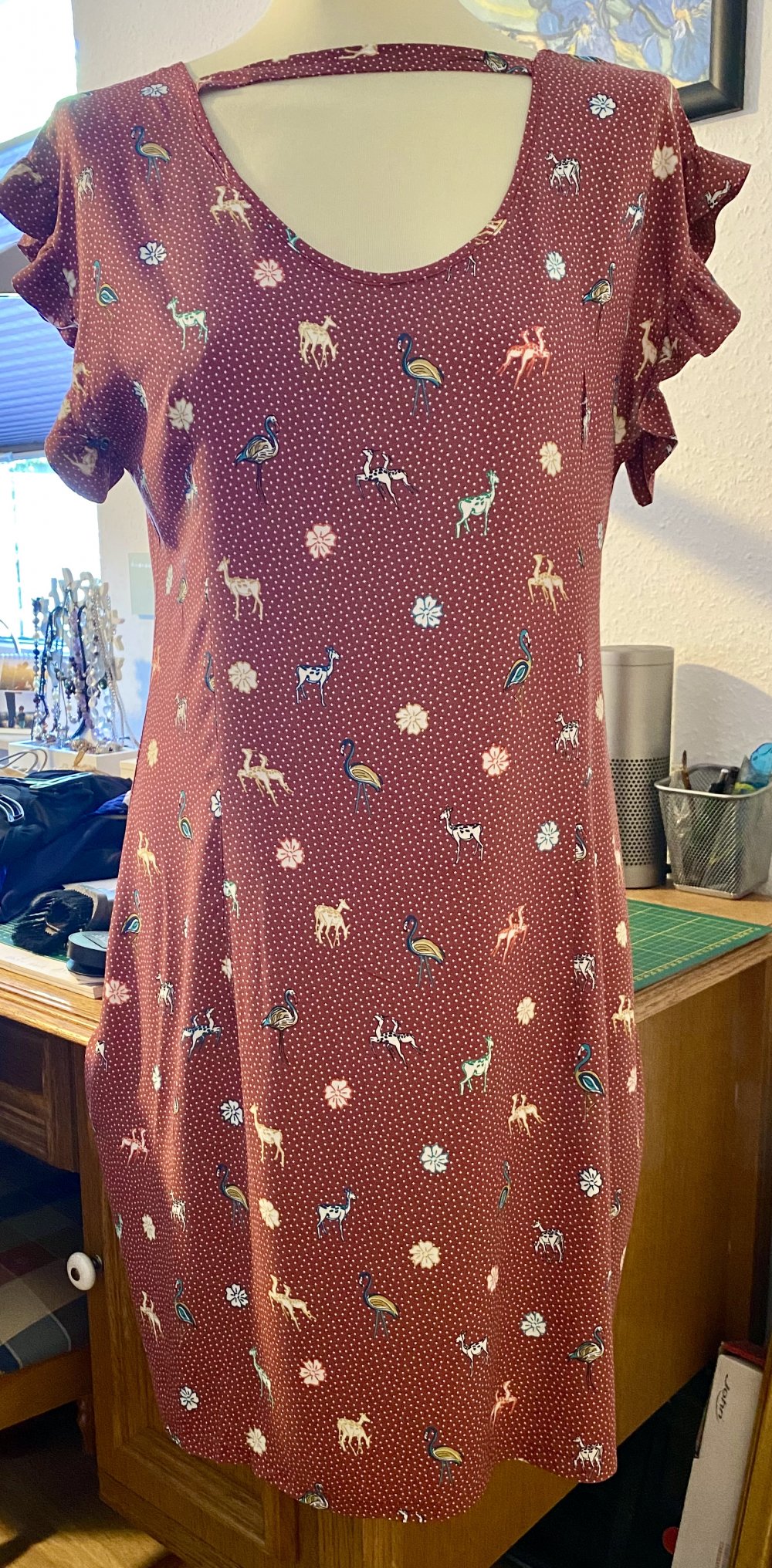 Damen Kleid Sommer lässige Gr.40 in Ziegel von Sister NW