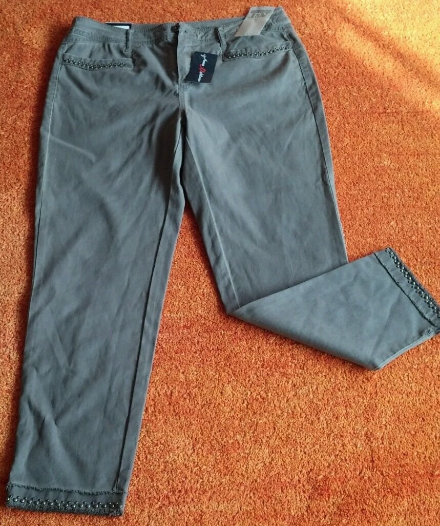 Damen Hose Designer Jeans Stretch Gr.40/L/27 von ANNA MONTANA P.69,95€