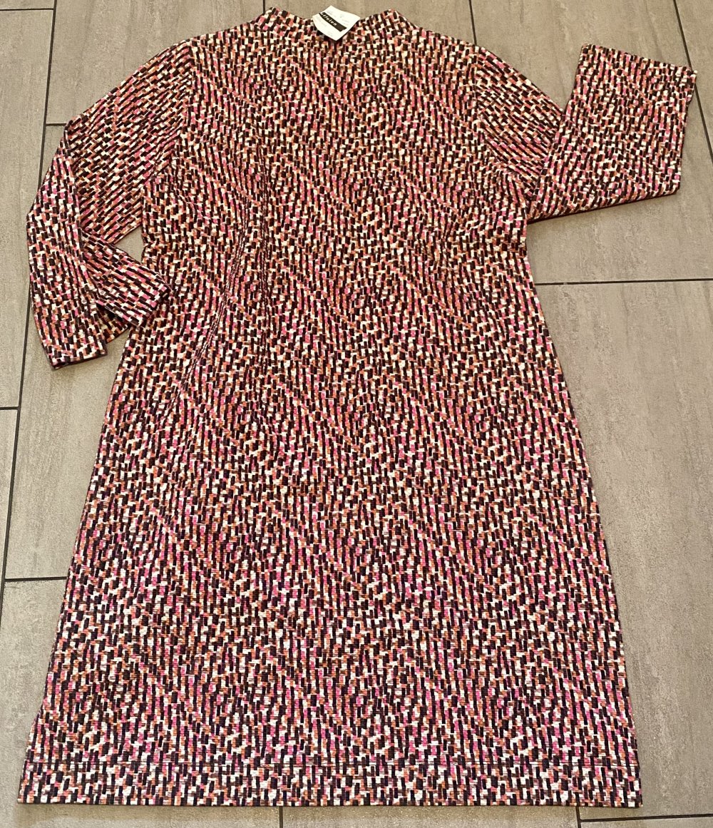 NEU Damen Kleid Jersey gemustert Gr.46 in Multicolor von KYRA „Indra“ P.139,99€ 