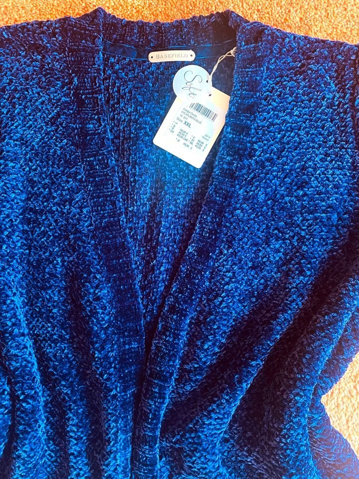 NEU Damen Jacke Strickjacke Cardigan Gr.XXL in Lila Basefield P.49,99€