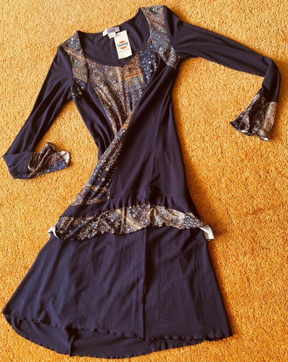 NEU Damen Kleid Jersey Lagenlook Gr.38 von Linea Tesini P.79,95€