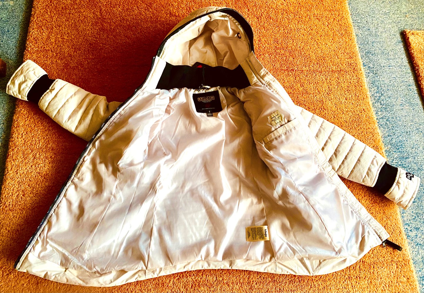 NEU Damen Jacke Winter Steppjacke mit Kapuze Gr.S in Beige von Khujo