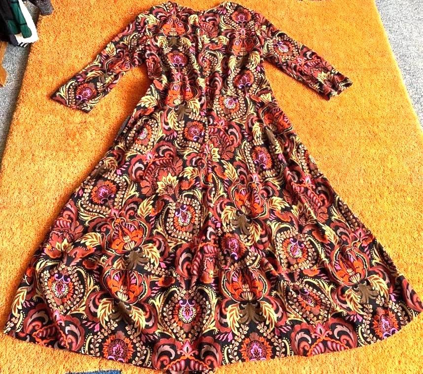 NEU Damen Kleid  Volant Viskose Gr.38 Bunt geblümt von White Label  