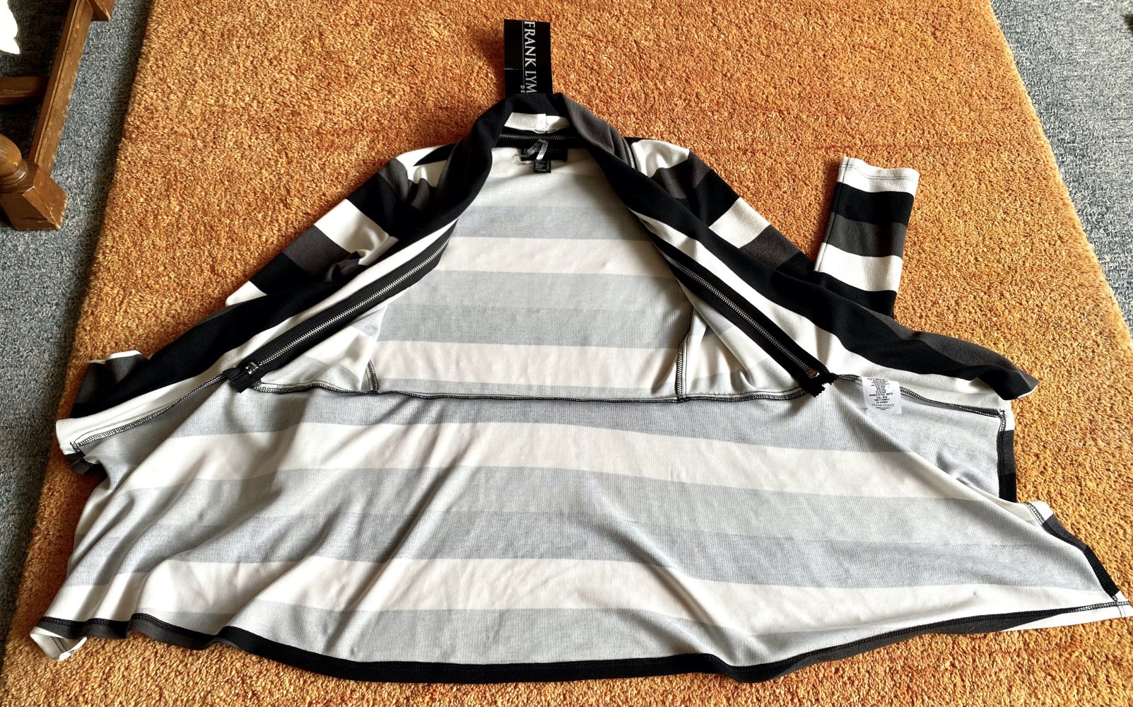 NEU Damen Jacke Jersey Strickjacke mit Schal-Kragen Gr.36 von Frank Lyman P.87€ 