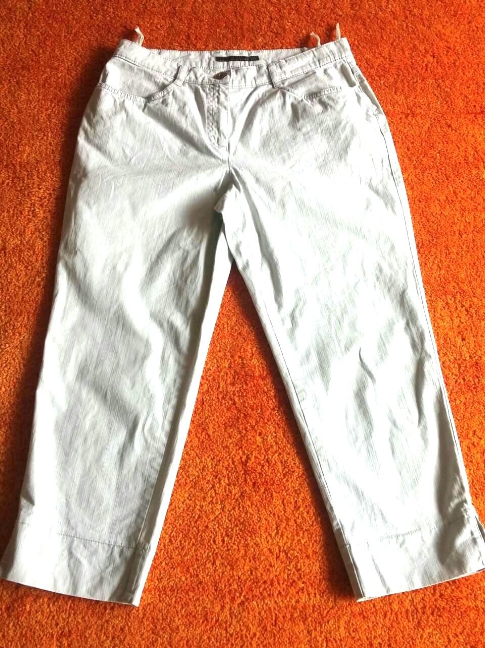 Damen Hose Sommer Caprihose Gr.38 Grau Gerke my Pants