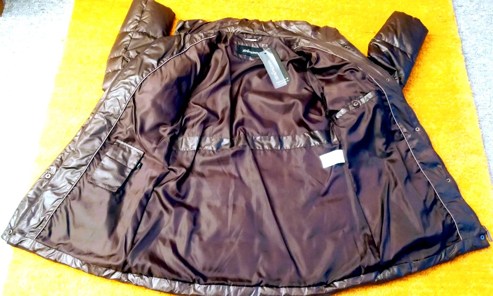 NEU Damen Jacke Steppmantel Steppjacke Gr.38 Dunkelbraun Steilmann P.99,99€