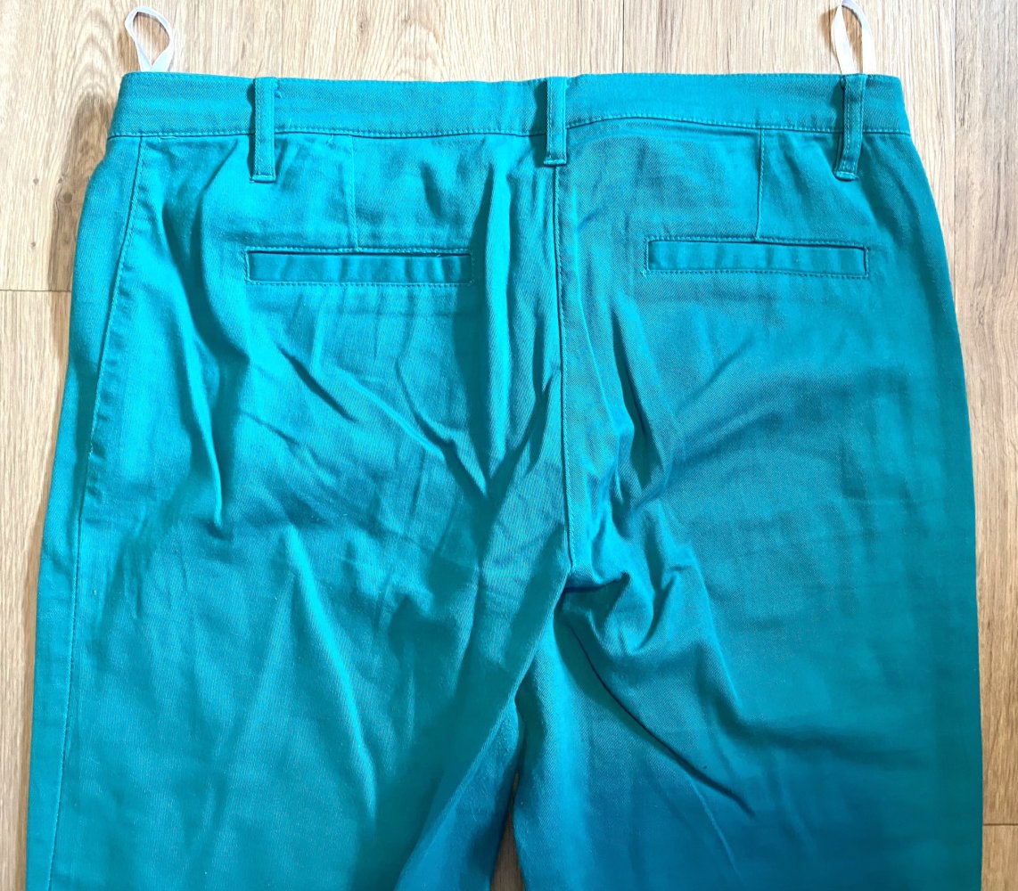 Damen Hose Sommer Stretch mit Umschlag Gr.M Grün bpc NW