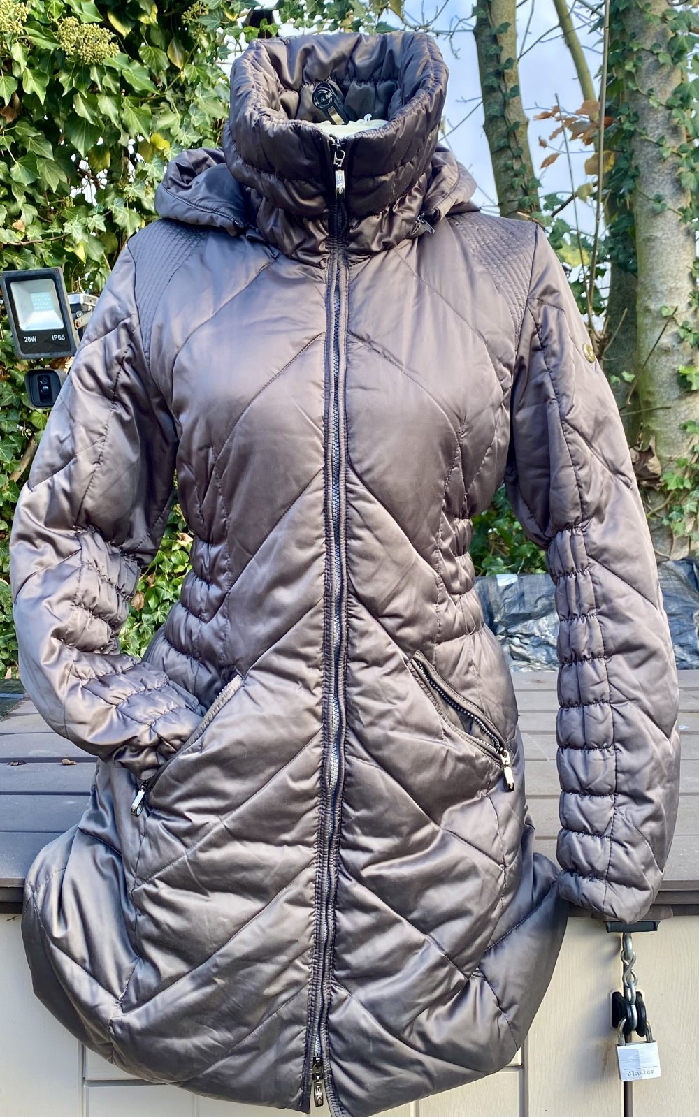 Damen Mantel Winter Stepp Jacke Gr.S Schokobraun von Bill´s 