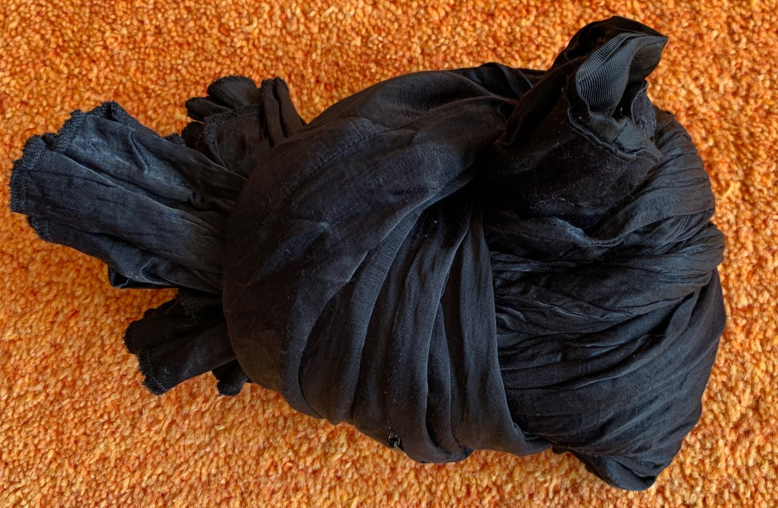 Damen Rock Crash Zipfel-Design Gr.38 in Schwarz von Aldo Martins 