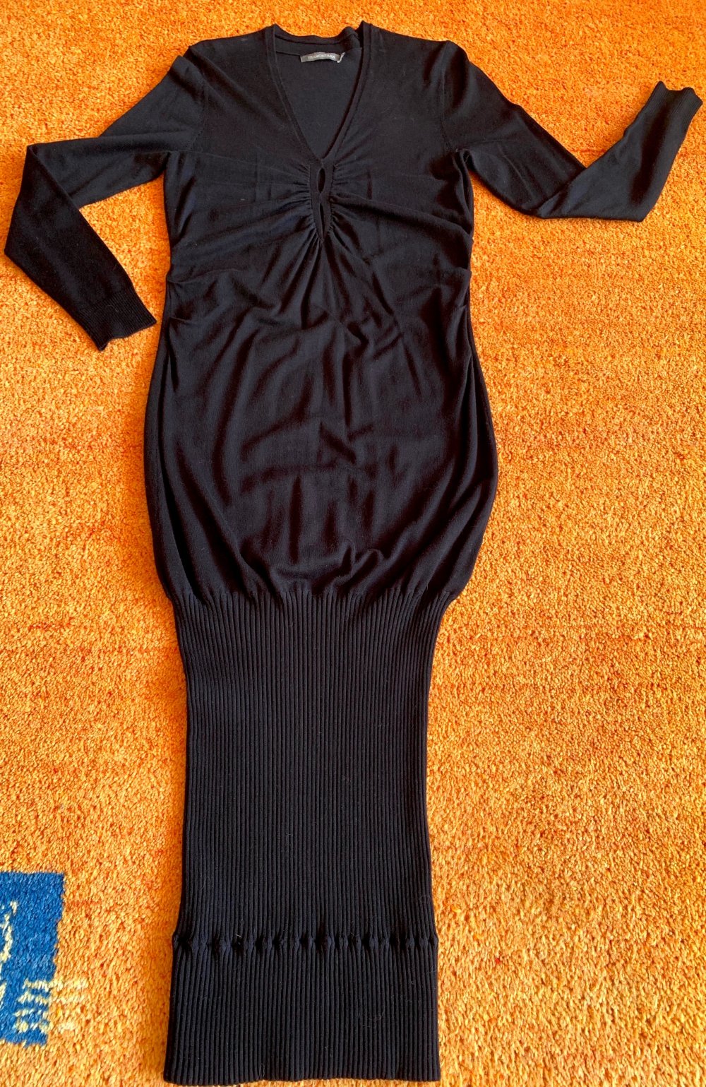 Damen Kleid Tunika Strick kuschelig & elegant Gr.S in Schwarz von Tramontana NW 