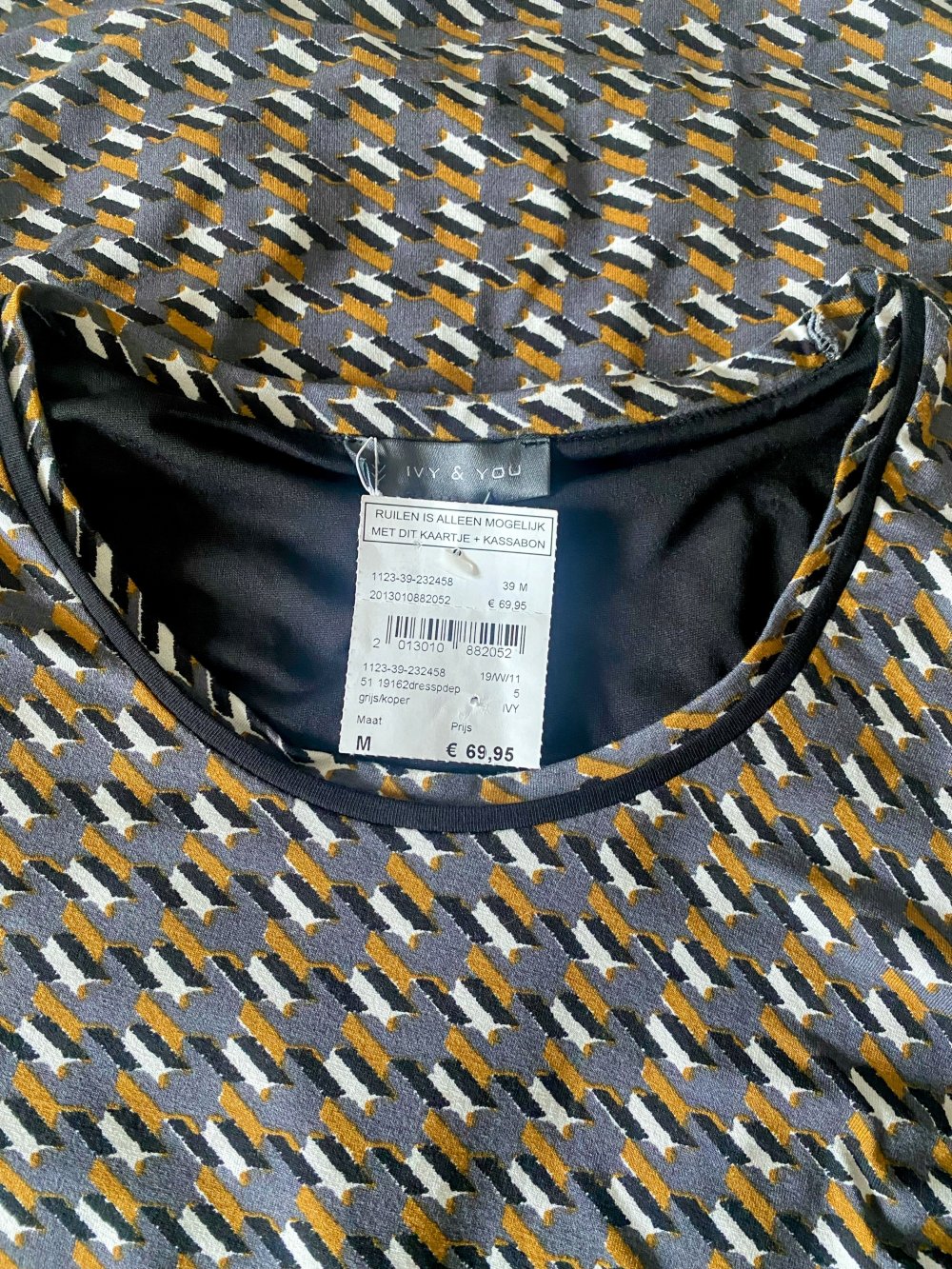 NEU Damen Kleid Jersey Stretch Gr.S Multicolour von Ivy & You P.69,95€ 