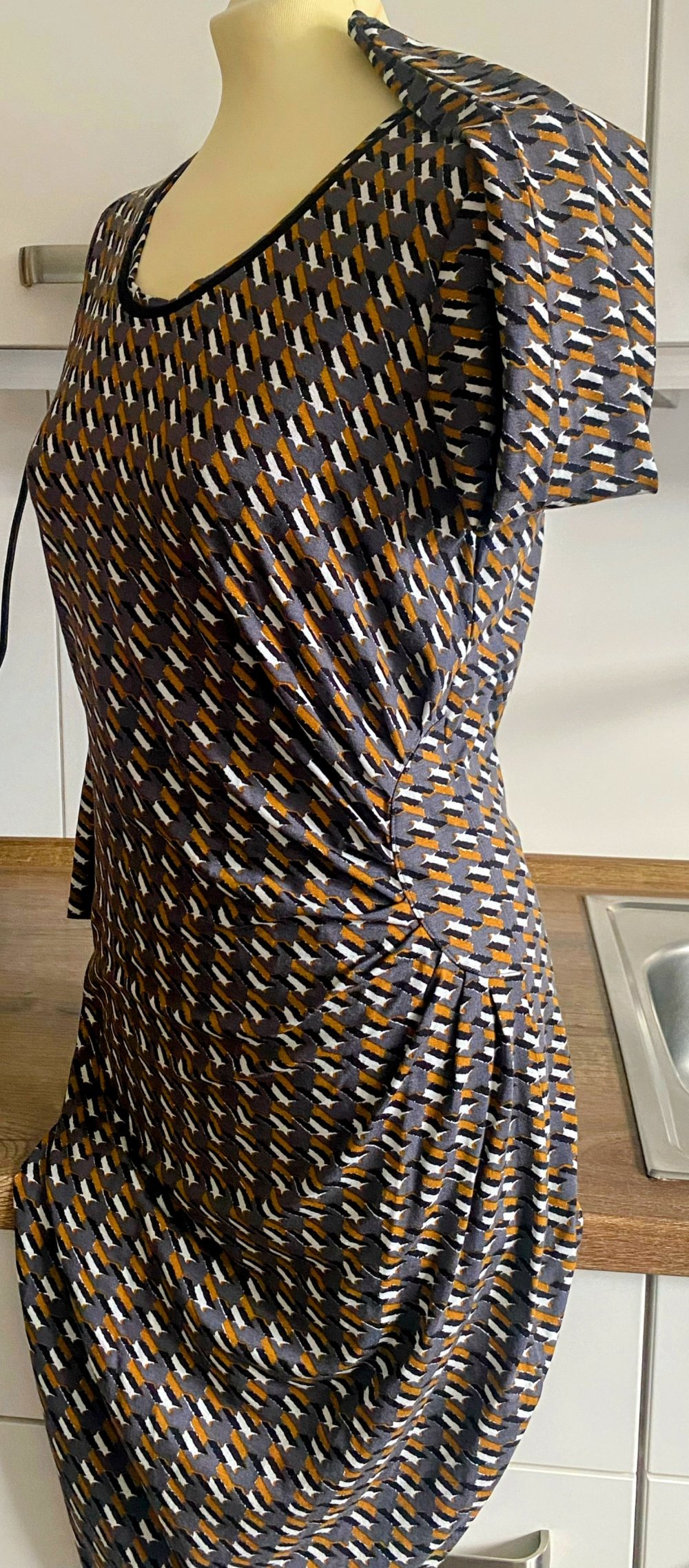 NEU Damen Kleid Jersey Stretch Gr.M Multicolour von Ivy & You P.69,95€ 