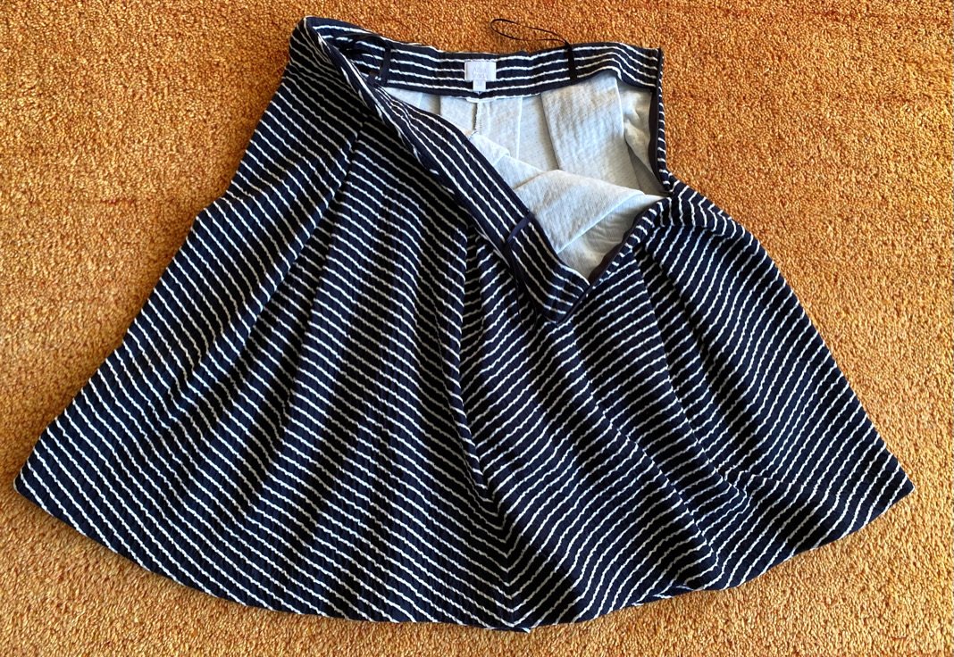 Damen Rock Midirock Gr.38 in Schwarz/Weiß von Alba Moda