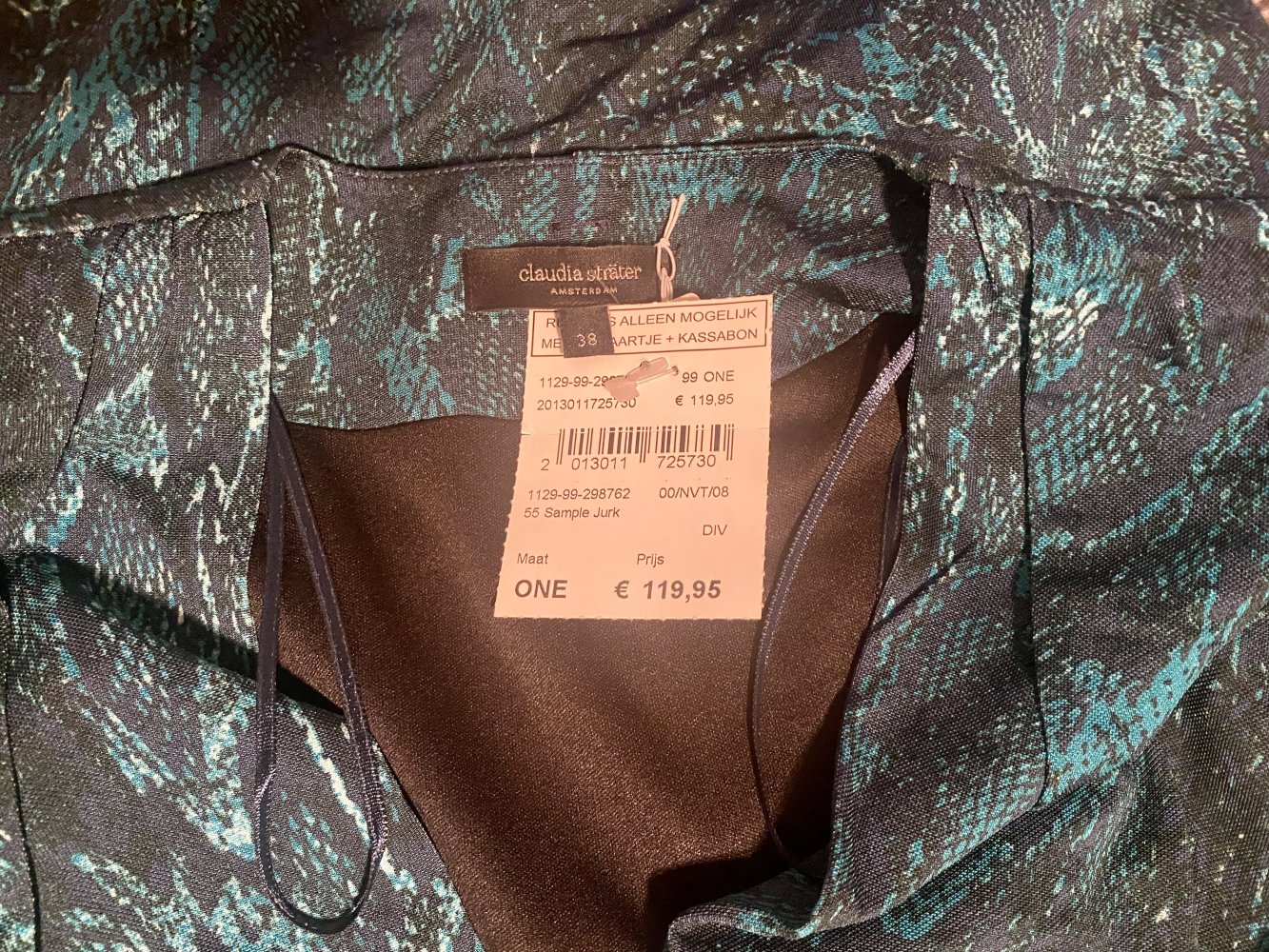  NEU Damen Kleid Elegant Gr.38 in Grün von Claudia Sträter P.119,95€ 