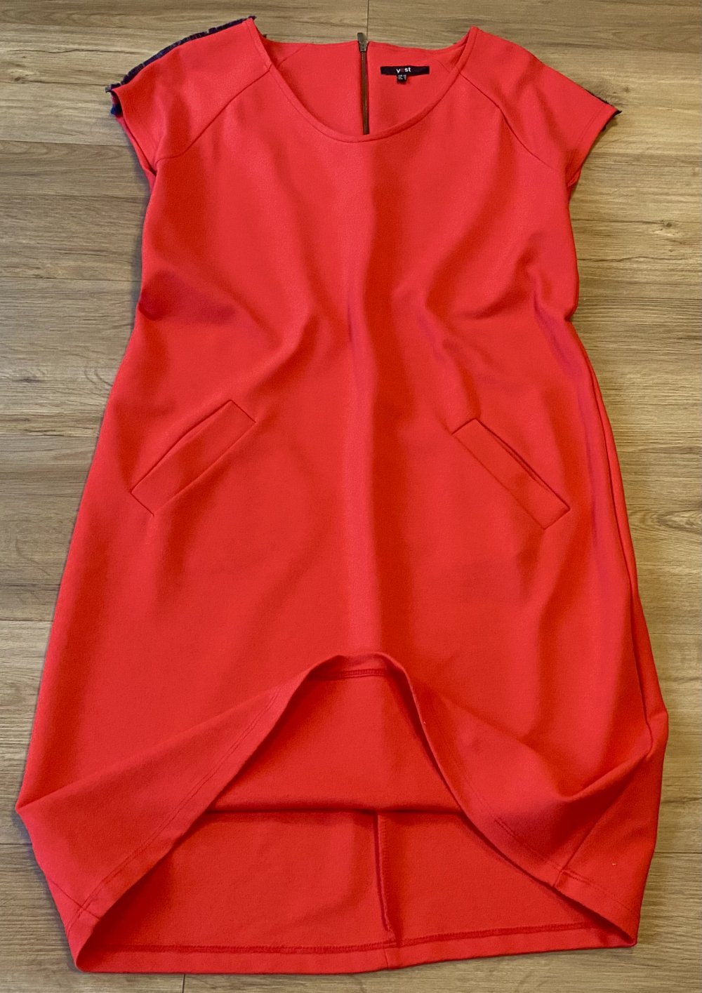 Damen Kleid Etui Raglan Ärmel Gr.38 in Rot von Yest NW 