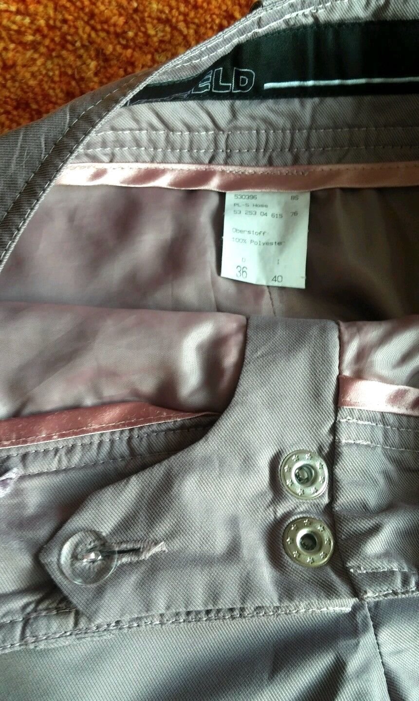 Damen Designer Hose, Gr.36 Altrosa/Lila Airfield sehr guter Zustand 