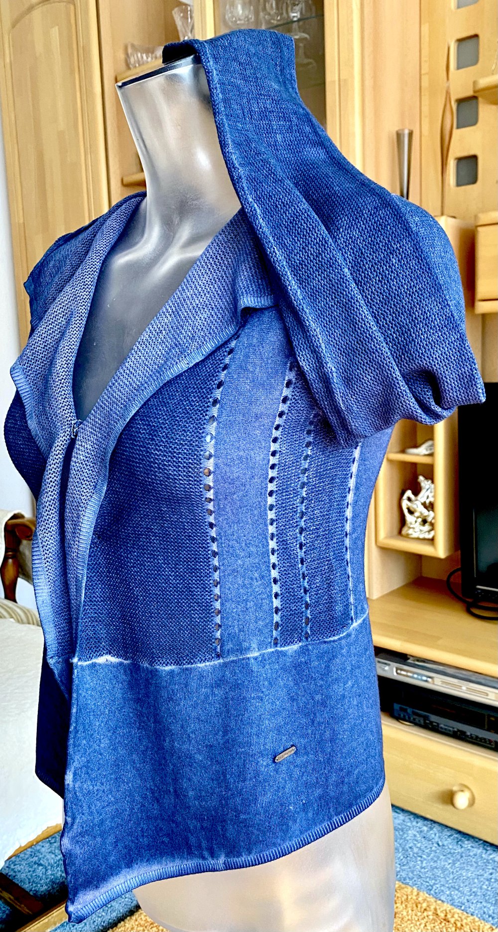 NEU Damen Jacke Bolero Feinstrick Gr.S (36) in Nachtblau von Khujo „Adria“