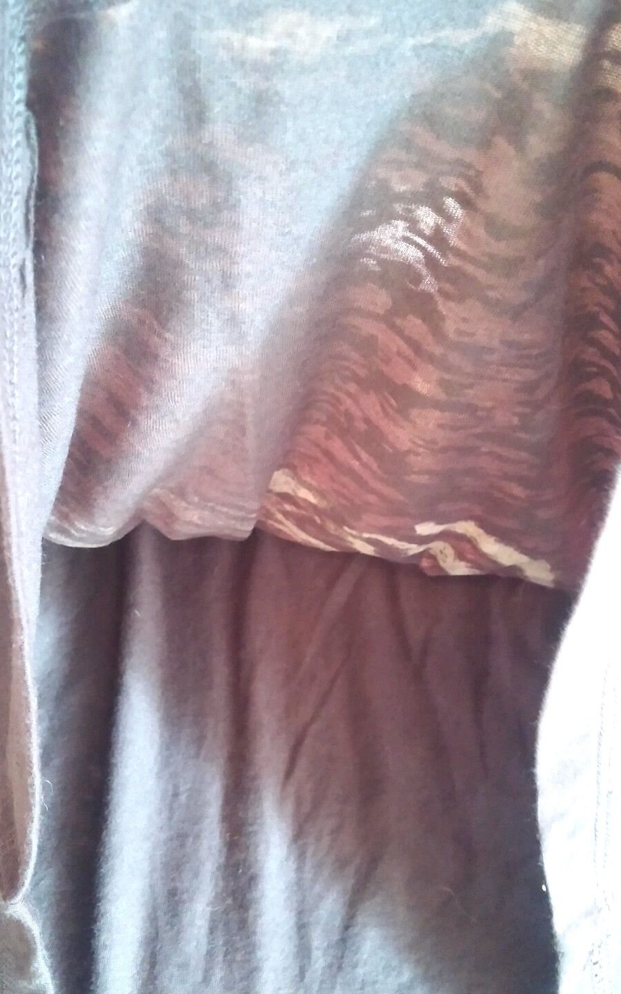 NEU Damen Shirt Sommer Print Gr.S in Braun von Clarina P.35,95€ 