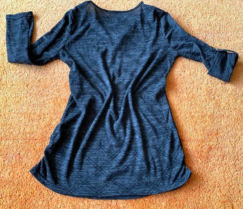 Damen Pullover Shirt fein Gr.XXL in Schwarz/Grau von Colloseum