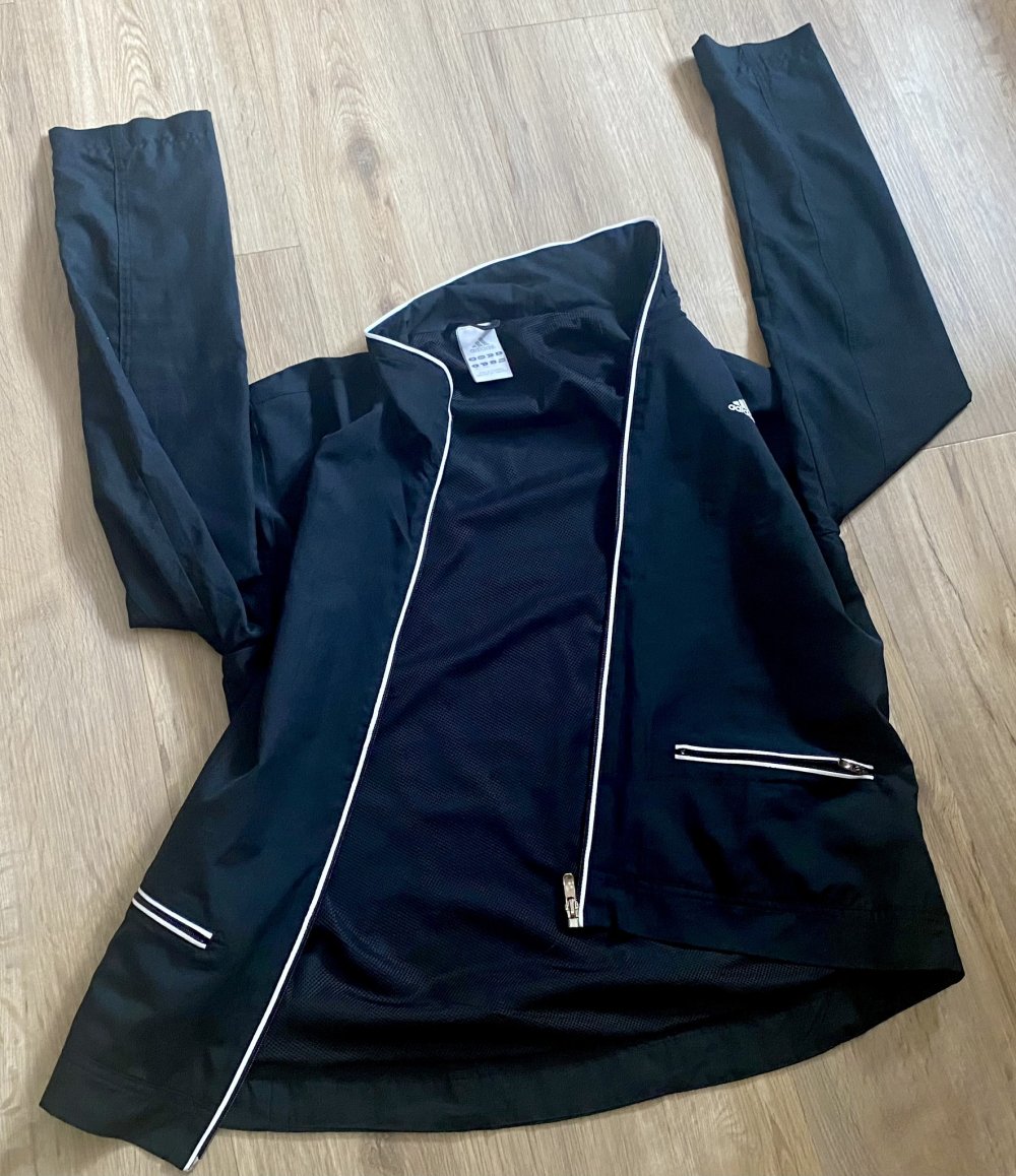 Damen Jacke Sport-/Freizeitjacke gefüttert Gr.38 in Schwarz von Adidas NW