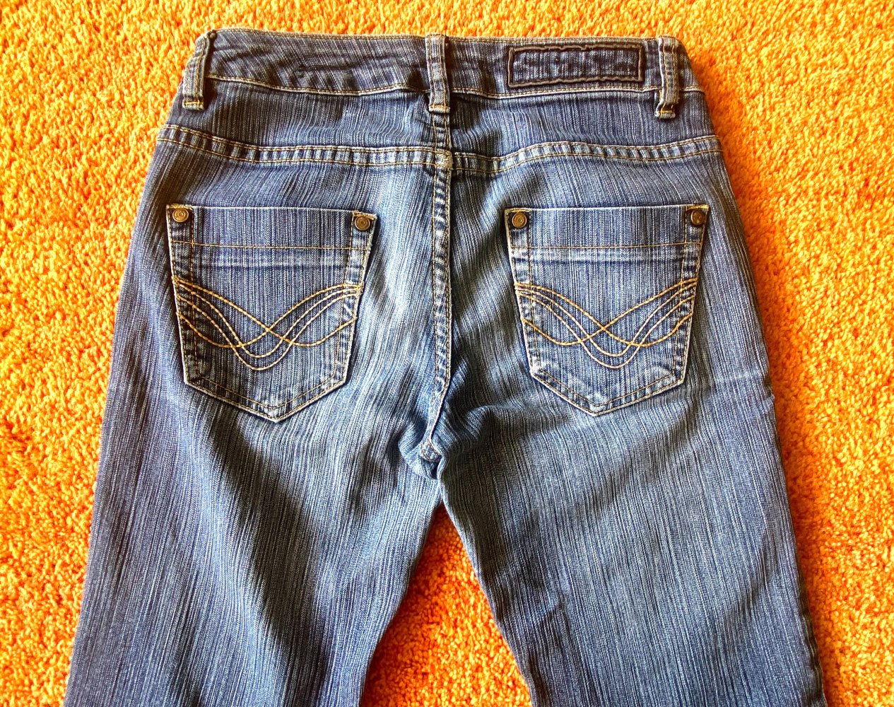 Damen Stretch Jeans Gr.34 Blau Two Days Later (Colours of the World) 