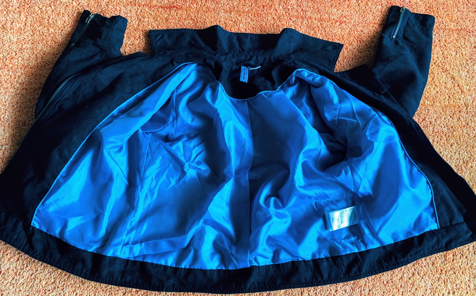 NEU Damen Übergangsjacke / Bikerjacke Gr. 40 in Schwarz von Rainbow