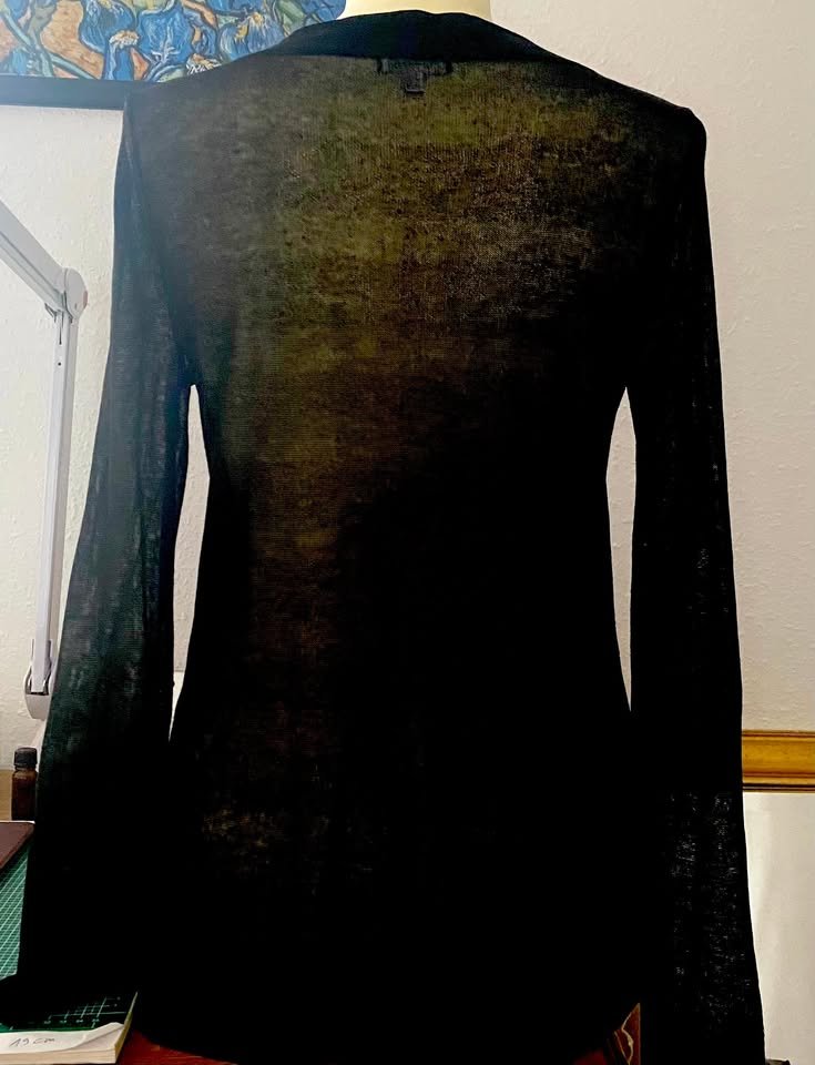 Damen Pullover Feinstrick Long Gr.38 in Schwarz von Street One NW 