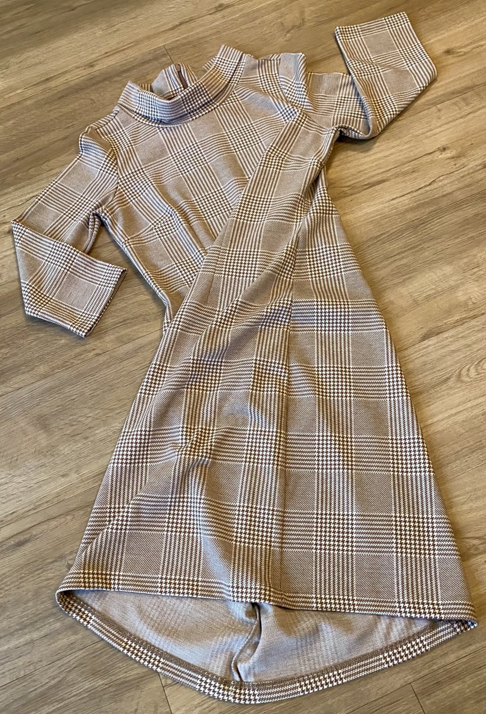 Damen Kleid Etuikleid kariert mit Stehkragen Gr.38 Tom Tailor NW 