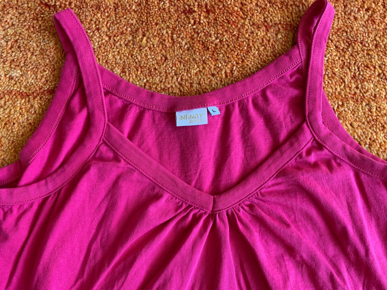 Damen Shirt Top SEXY Sommer Achselhemd Gr.S Pink von Infinity