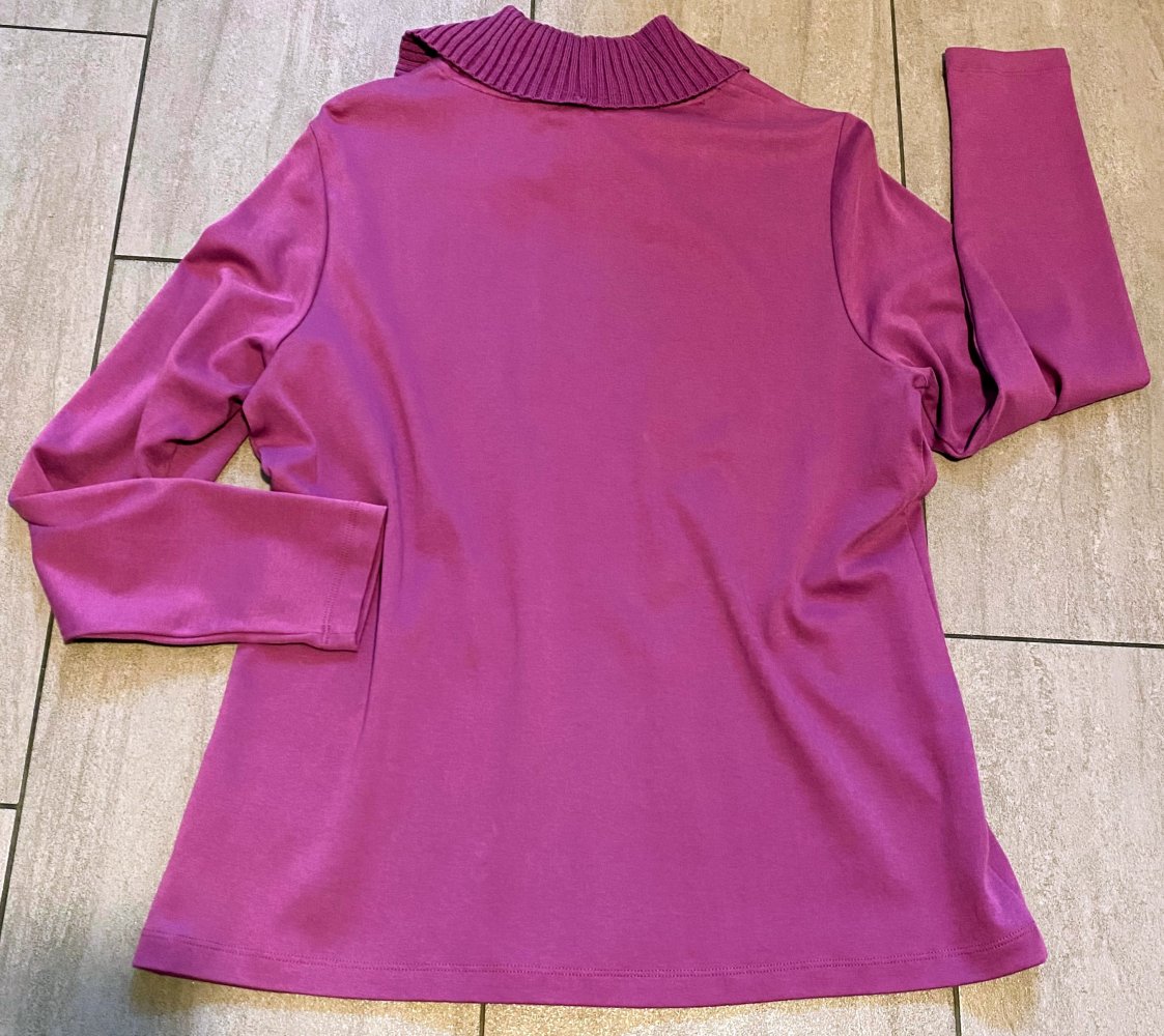 NEU Damen Pullover Rollkragenpullover Gr.48 Lila/Beere G.W. P.39,95€ 