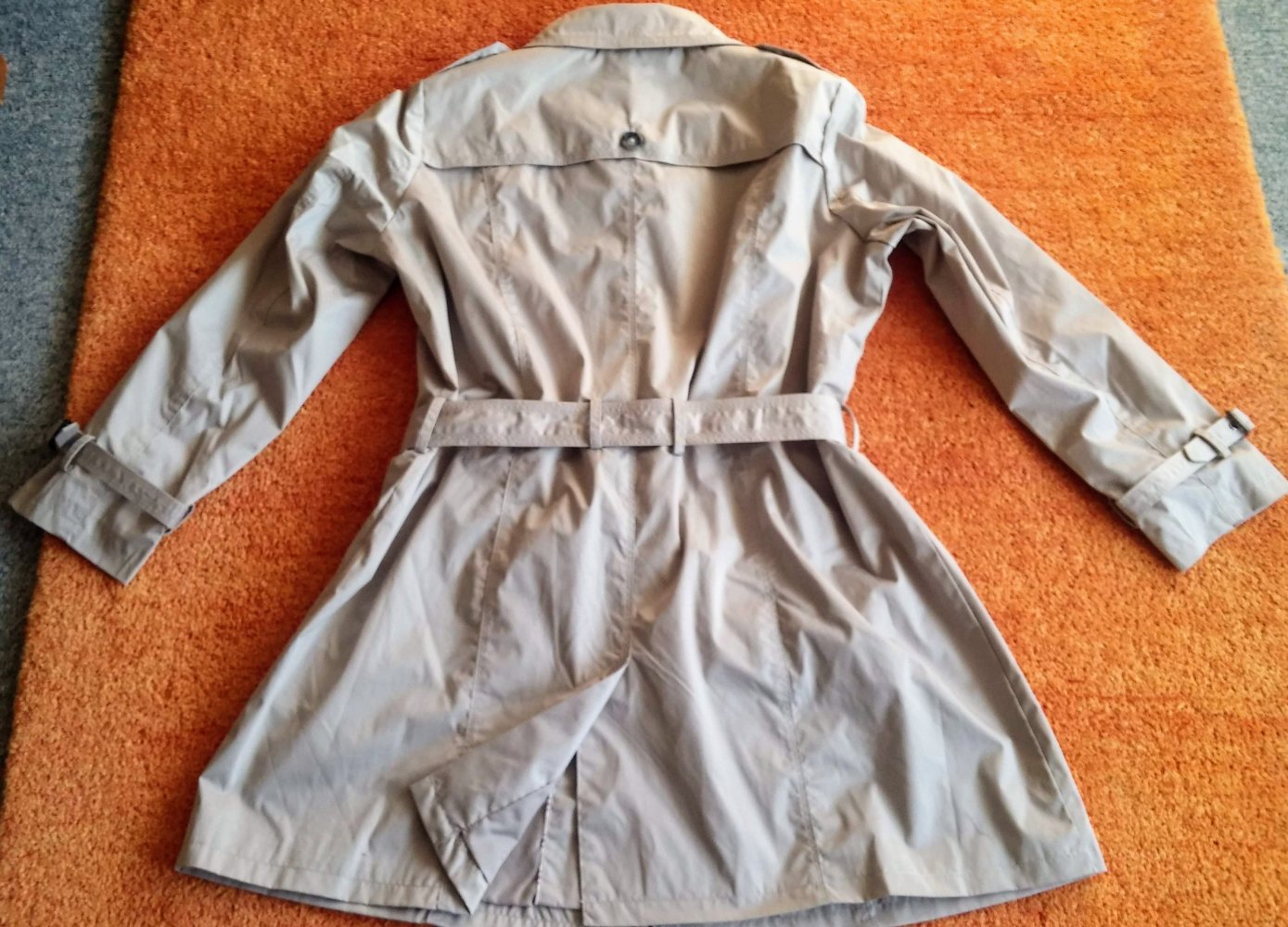 NEU Damen Trenchcoat Mantel Gr.46 Beige von Clarina P.99,99€ 
