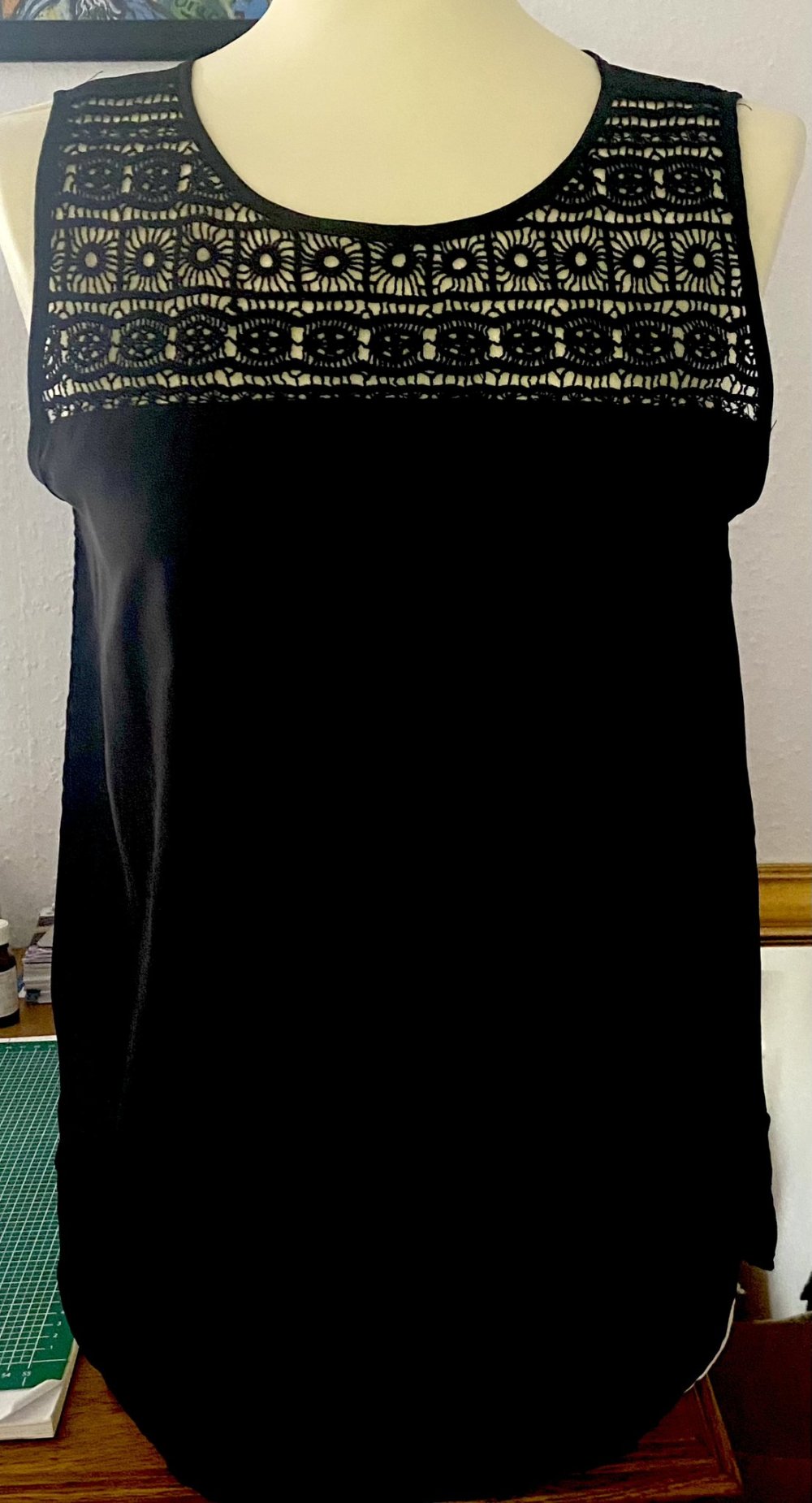 Damen Spitzen Bluse Gr.S in Schwarz Sommerlich & Elegant von Jennifer Taylor 