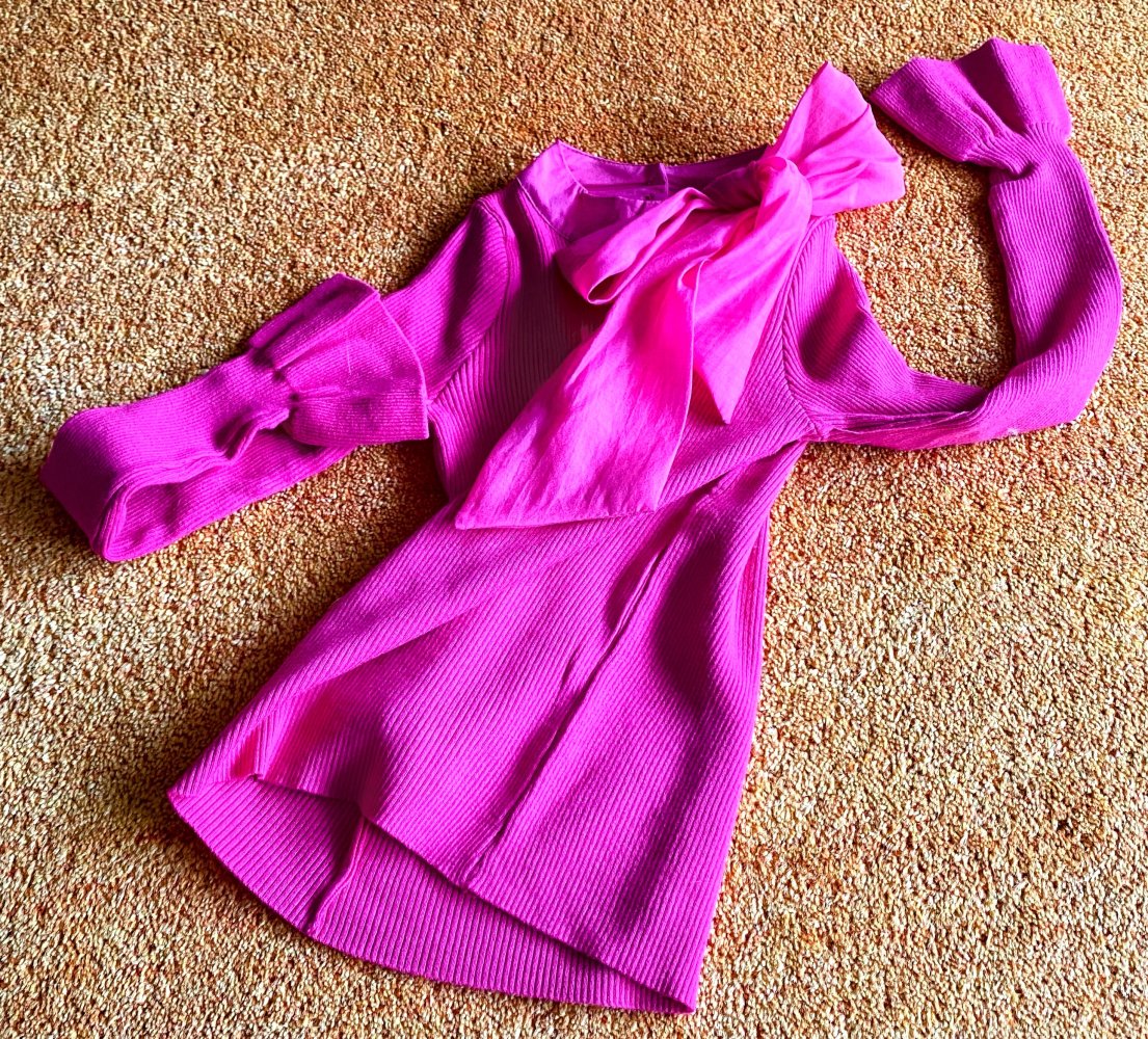 NEU Damen Feinstrick Pullover Gr.XS Pink von Yehwang 