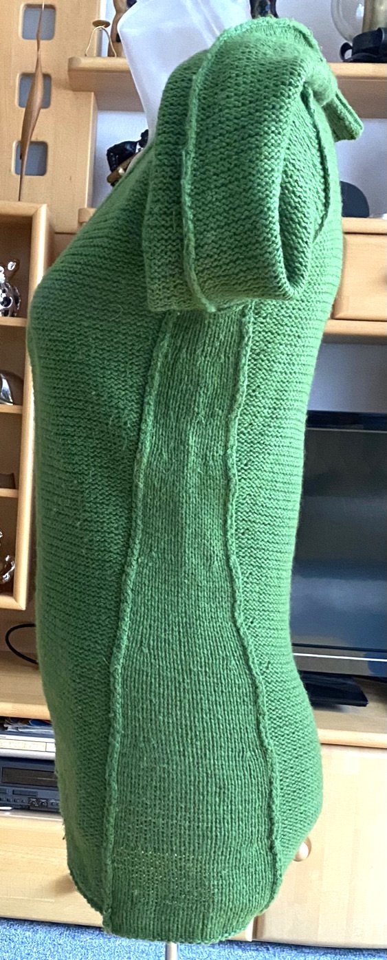 Damen Pullover Wolle Winter Strick Gr.XS in Grün von Arqueonautas 