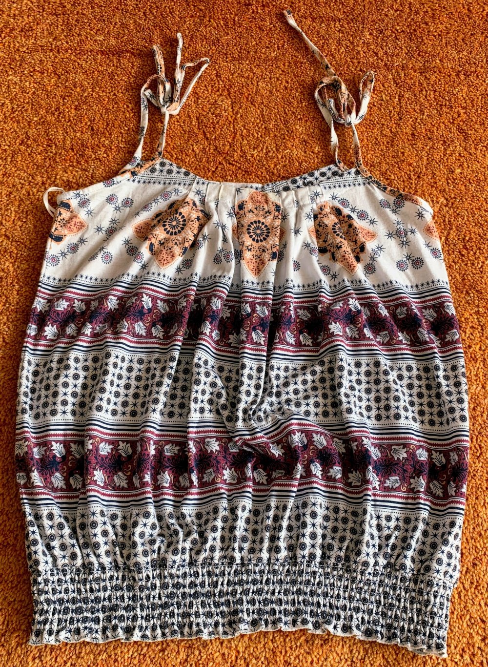 Damen Shirt Sommer Träger Print Gr.38 in Bunt von Blind Date