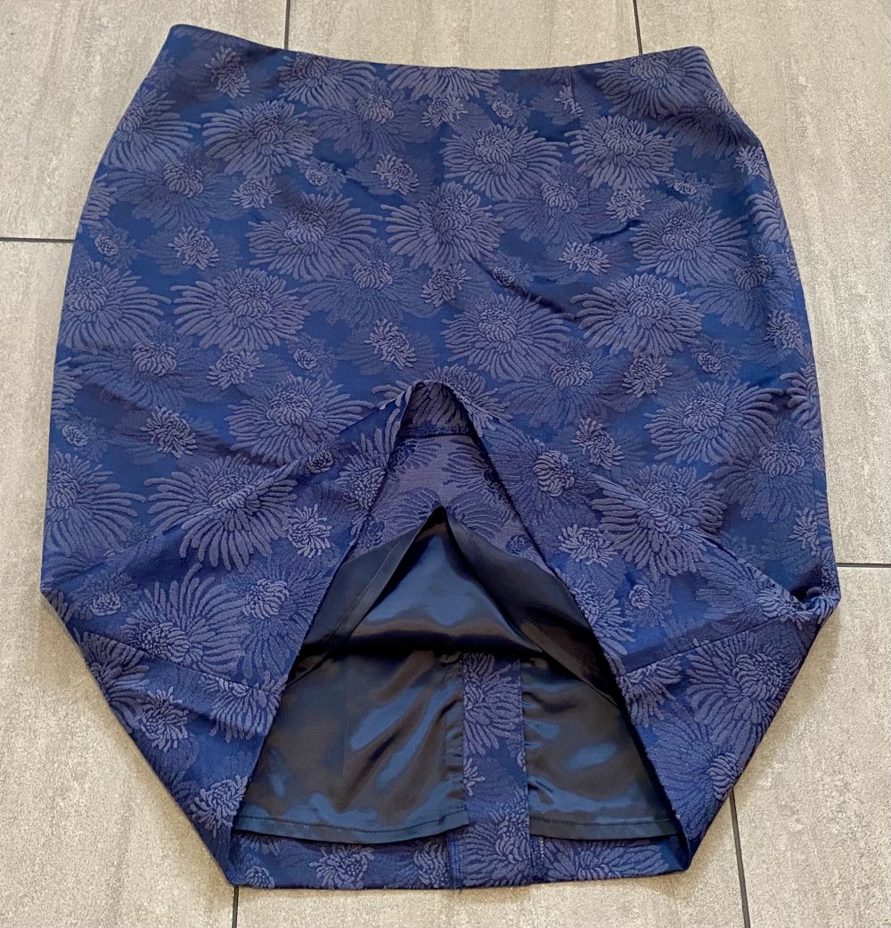 NEU Damen Rock Eleganter Jacquard-Rock Gr.46 in Blau von Atelier Gardeur