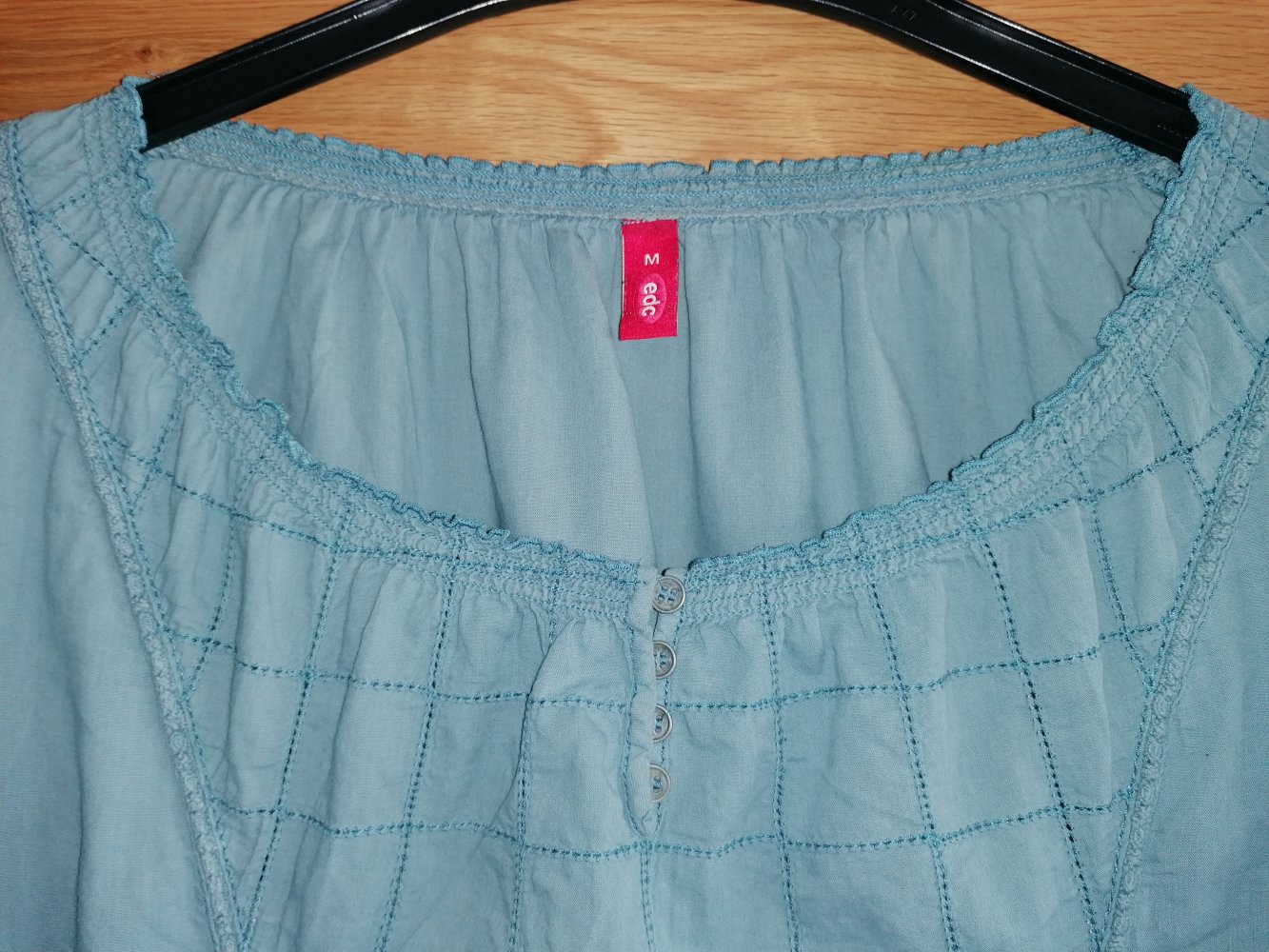 edc by Esprit 3/4 Damenshirt Boho Shirt mit ¾ Arm Gr. M