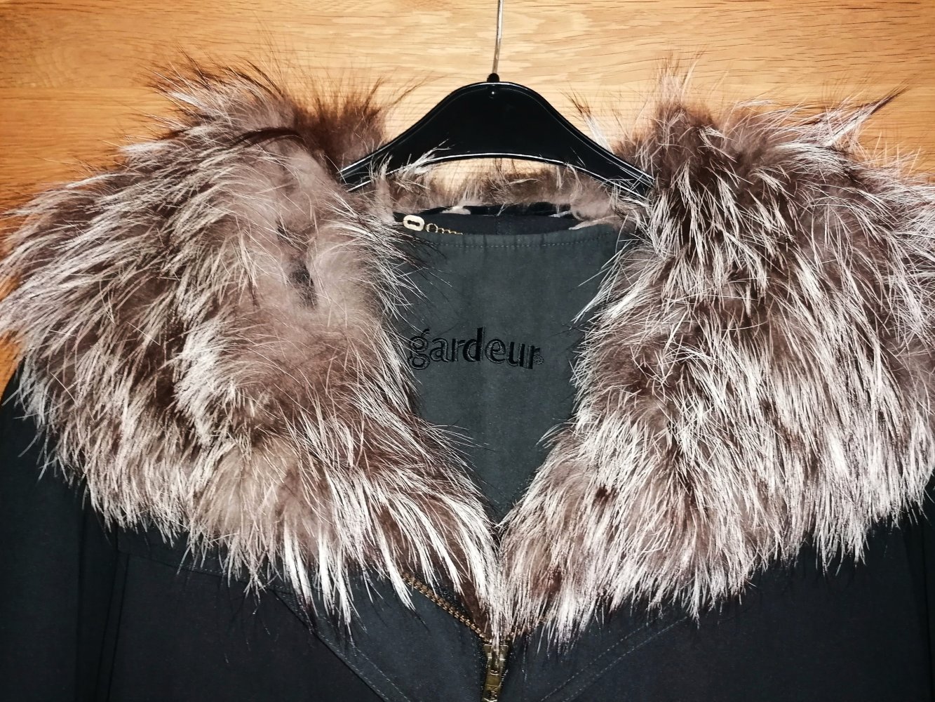 Gardeur Damen Wintermantel mit Webpelzkapuze Gr. 40