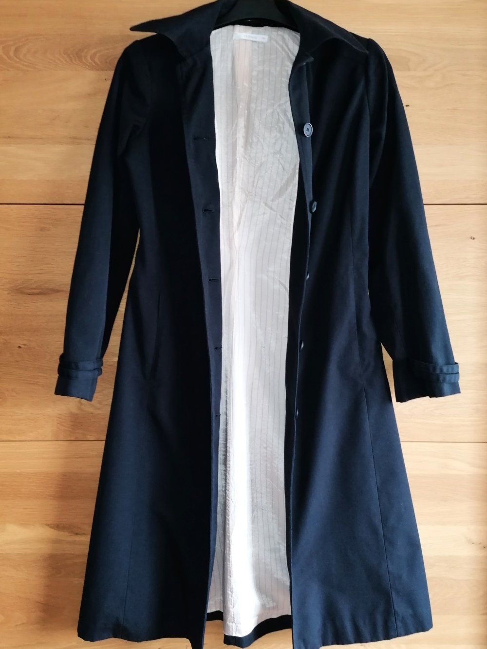 H&M Vintage Taillierter Damenmantel Stoffmantel Paletot Gr. 36