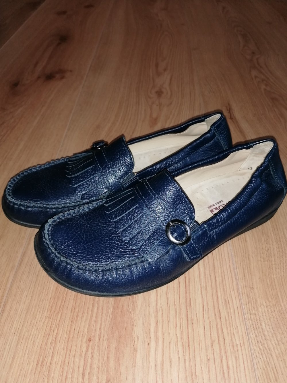 Helvesko Damen Lederslipper Mokassin Loafer Gr. 39