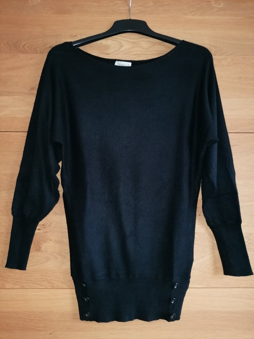 Yessica Damenpullover Langpullover Fledermauspullover Gr. XS