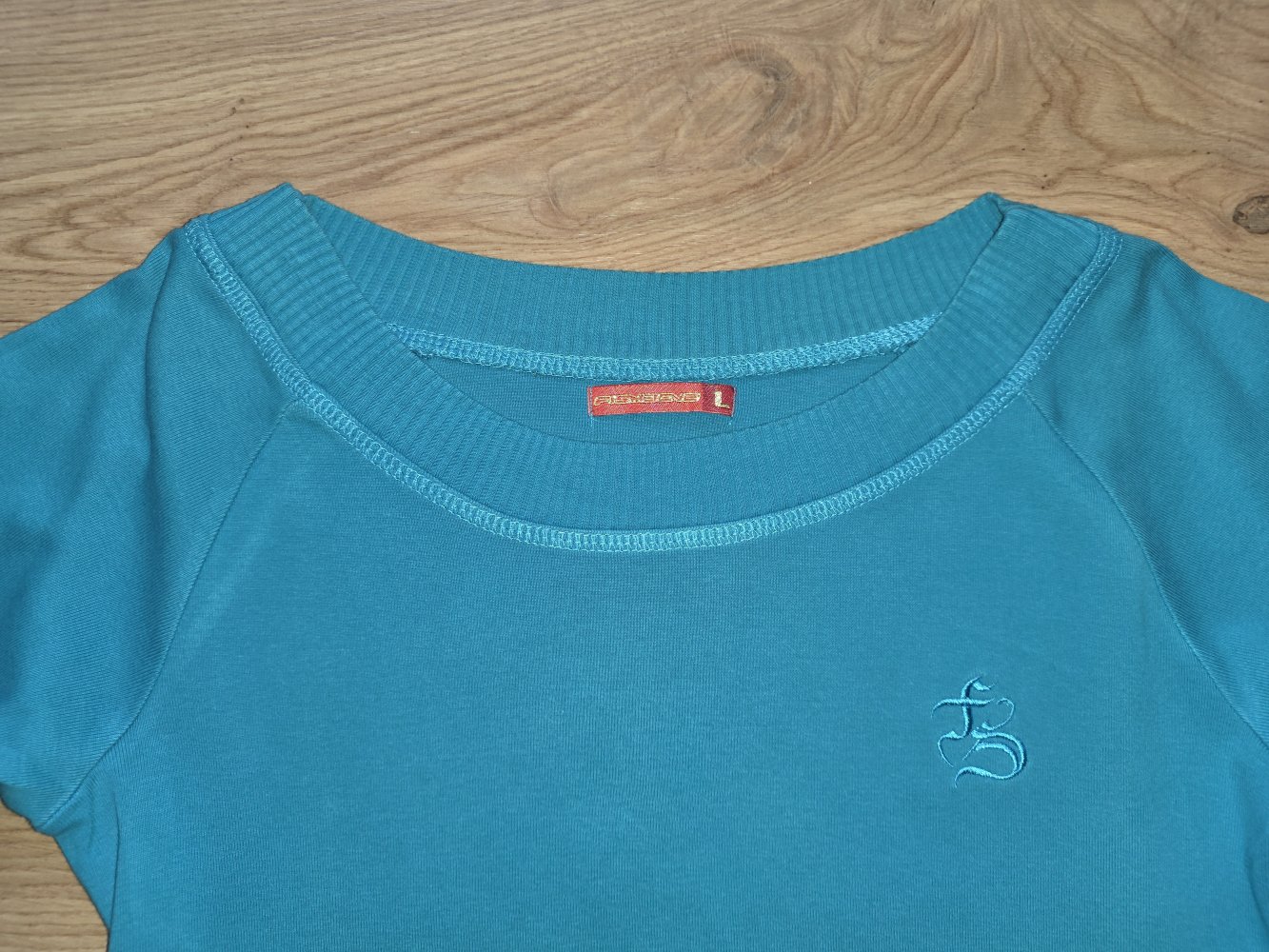 Fishbone Basic Damenpullover Langarmshirt Langarmsweatshirt Gr. L